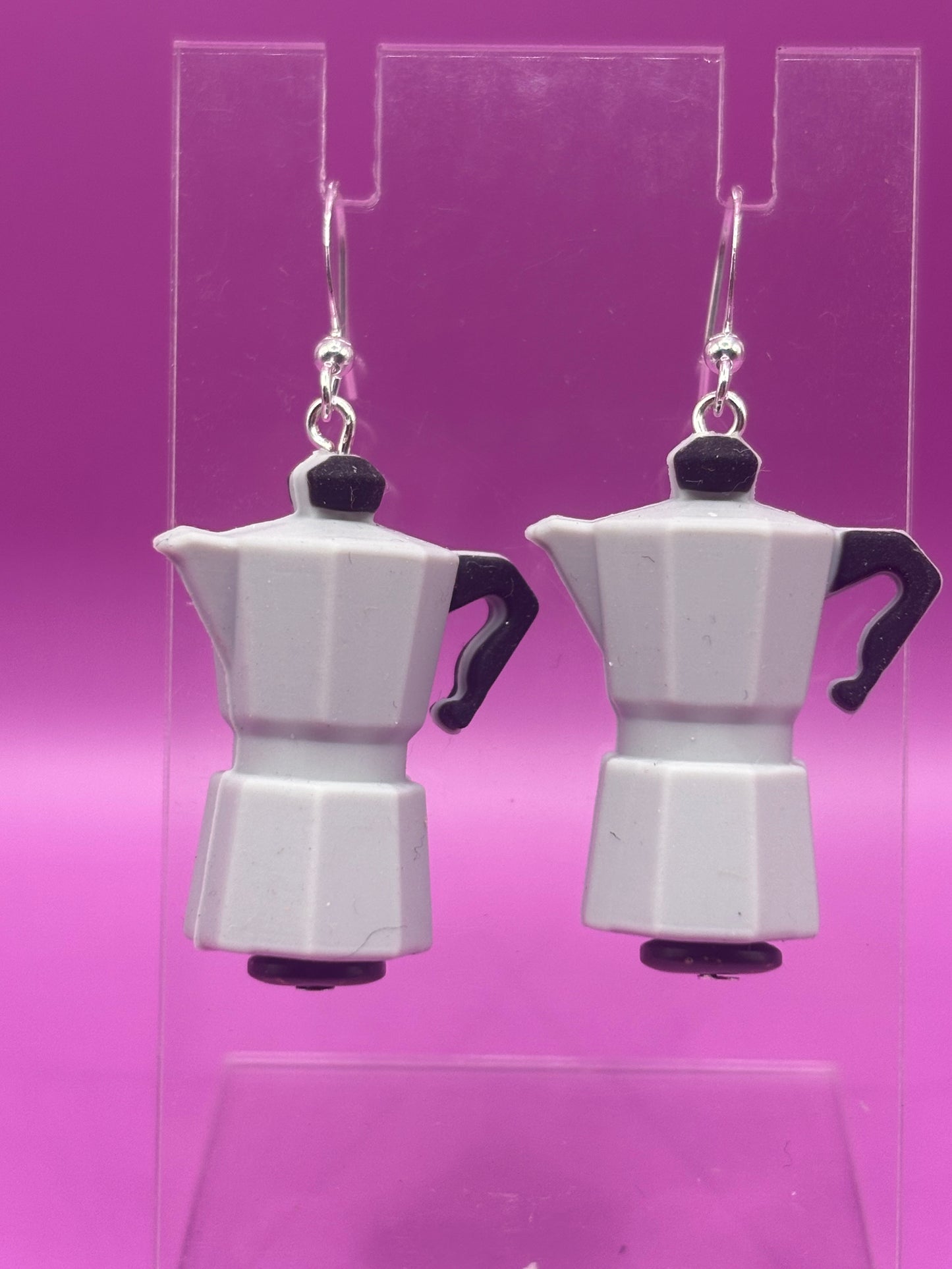 Greca (moka/coffee pot earrings)
