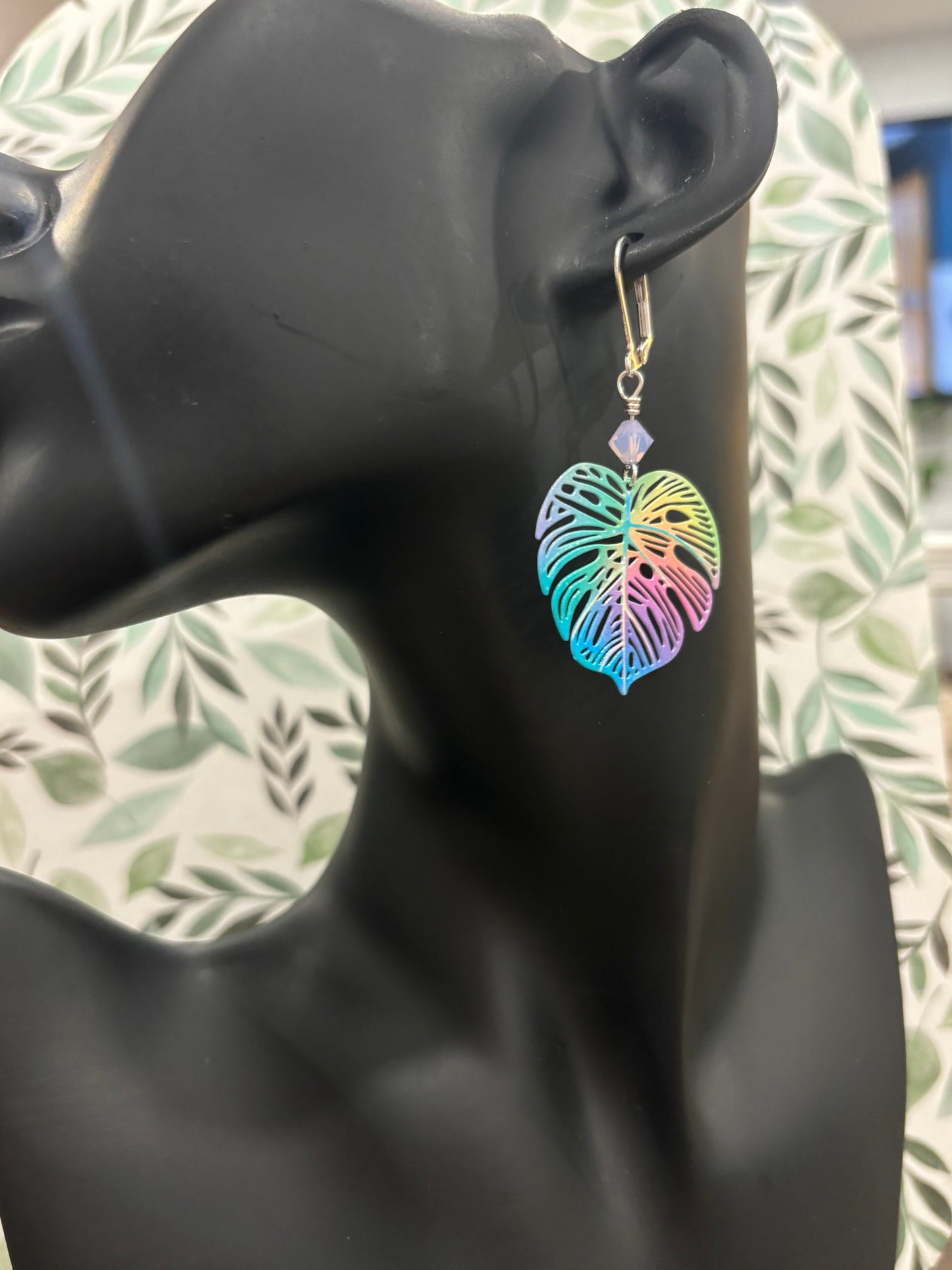 Colorful Monstera Leaf