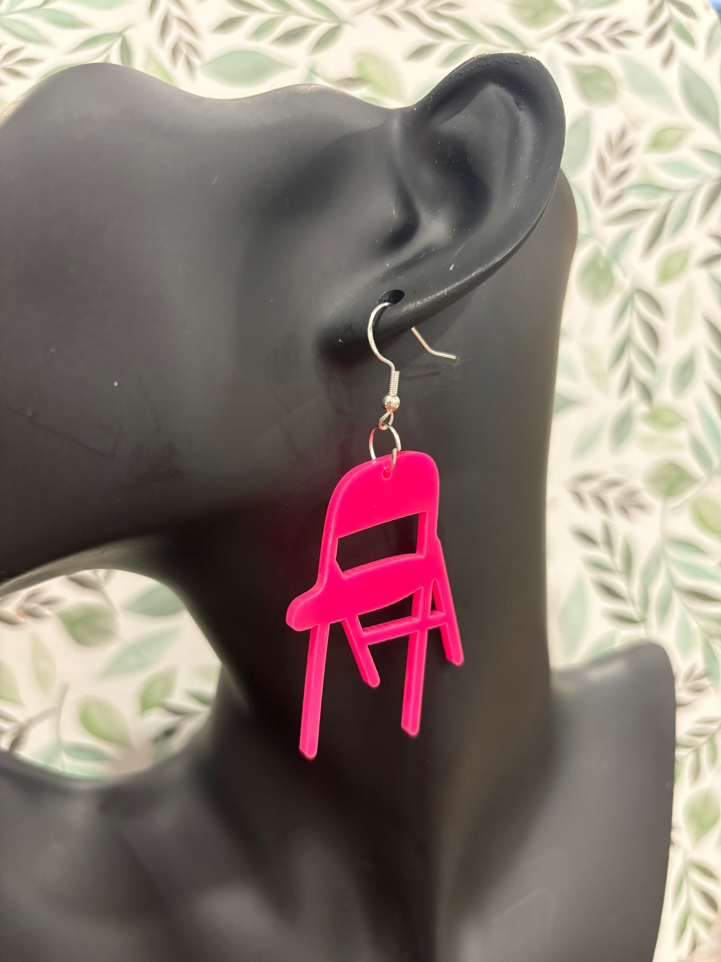Folding Chair Earrings