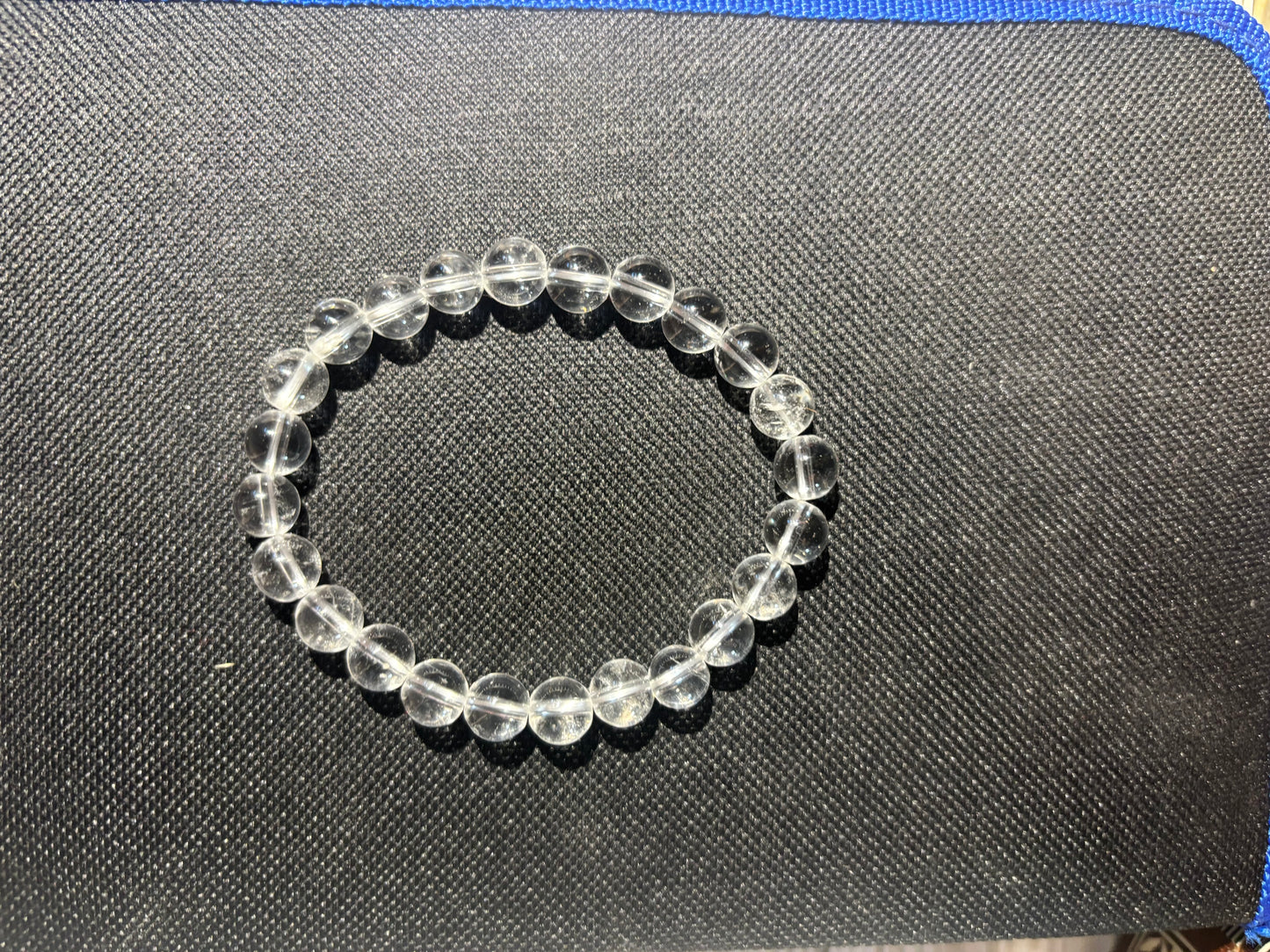 Clear/ White Quartz Energetic Bracelet
