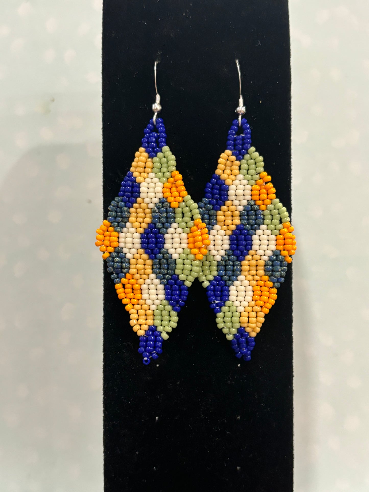 Orange/ Beige Dangles