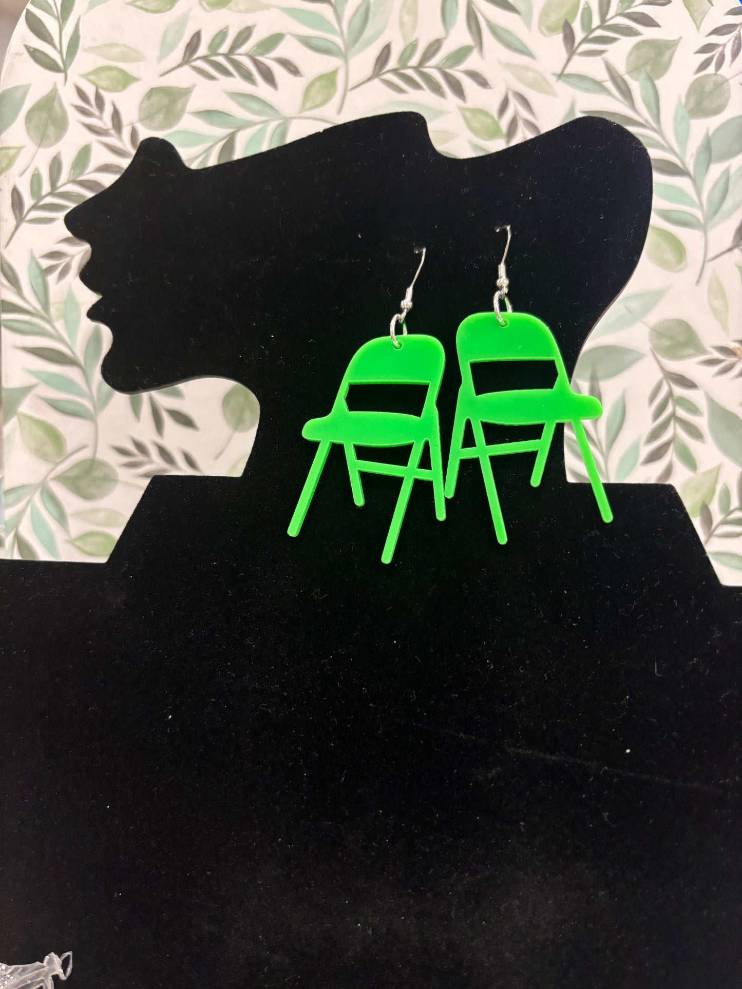 Afro-Pick Earrings