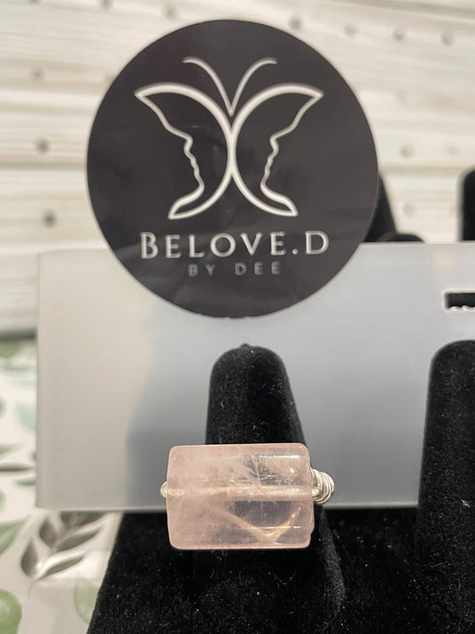 Rose Quartz (Wide/ Rectangular)