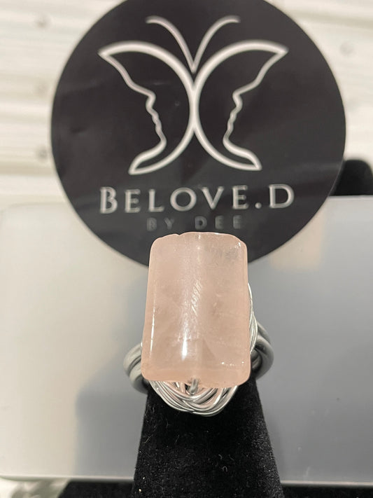 Rose Quartz (Tall/ Rectangular)